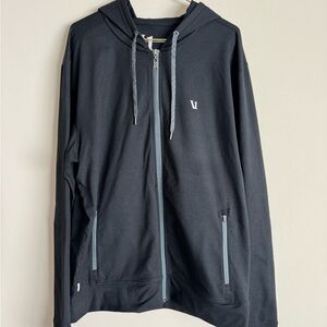 Vuori Black Zip-Up Hoodie